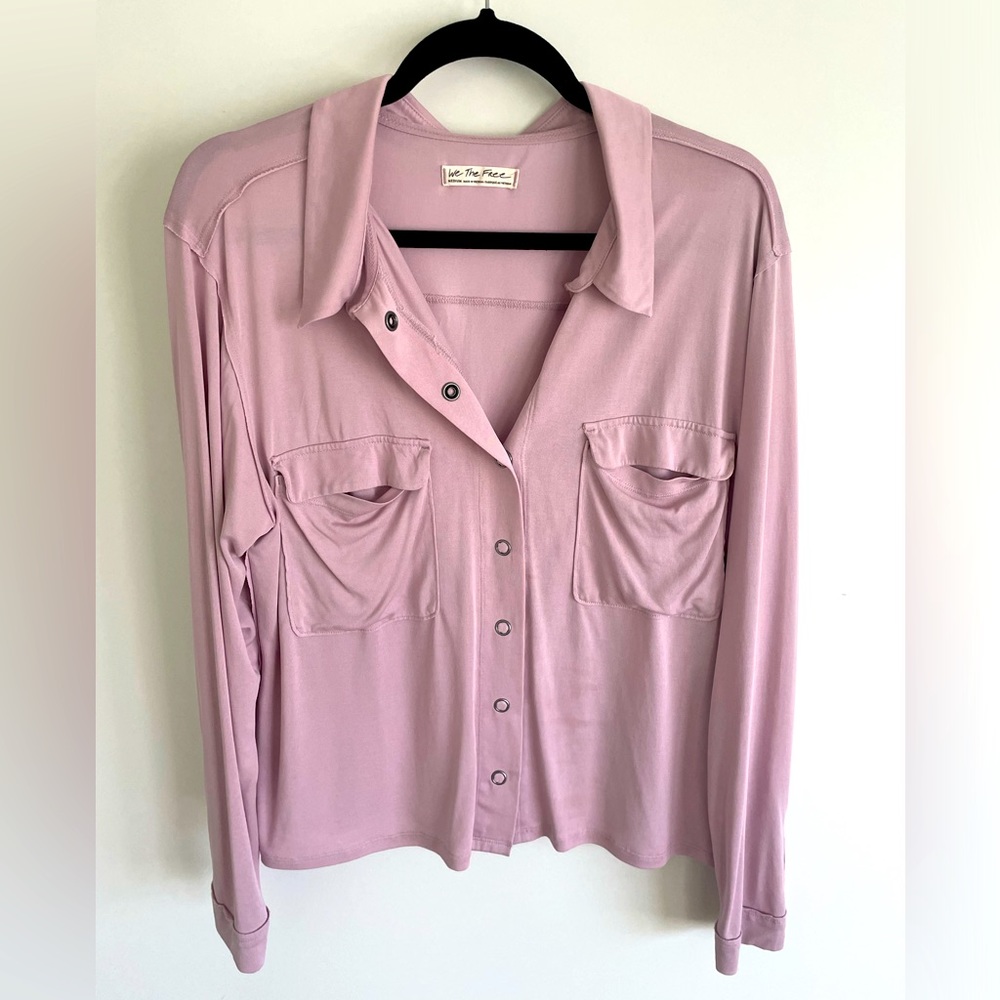We The Free button down shirt size medium